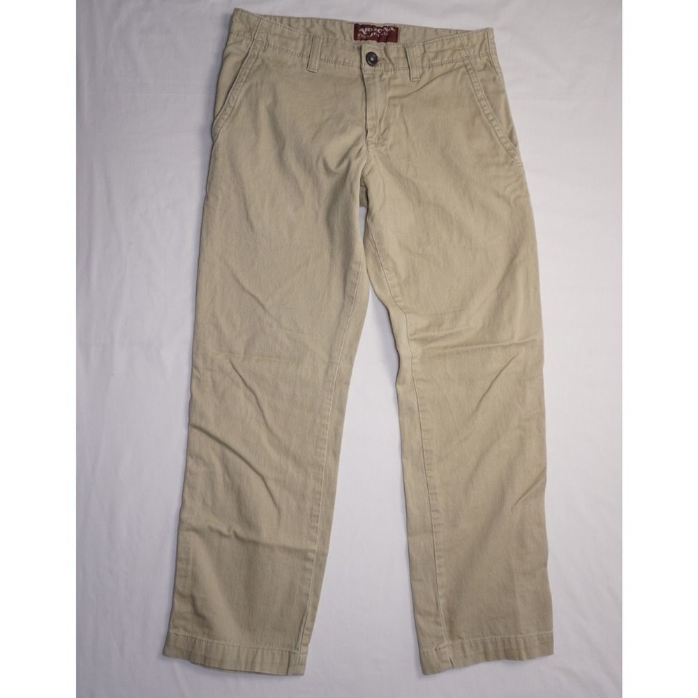 Arizona 30x29 Tan Cotton Blend Straight Leg Chino Pants